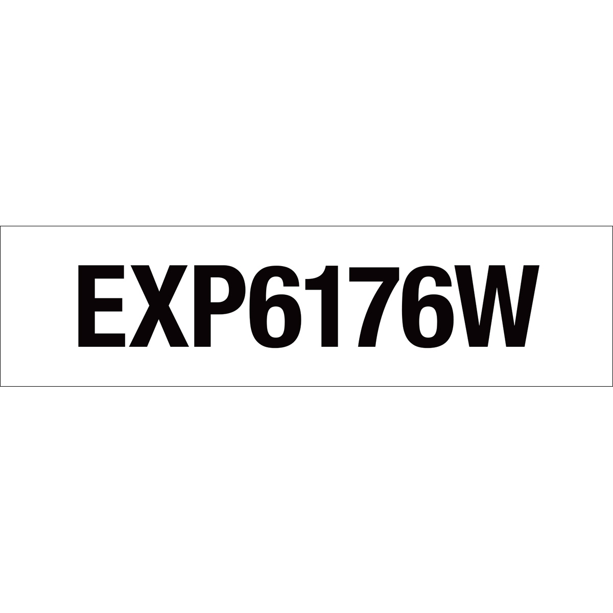 EXP6176W Decal Set