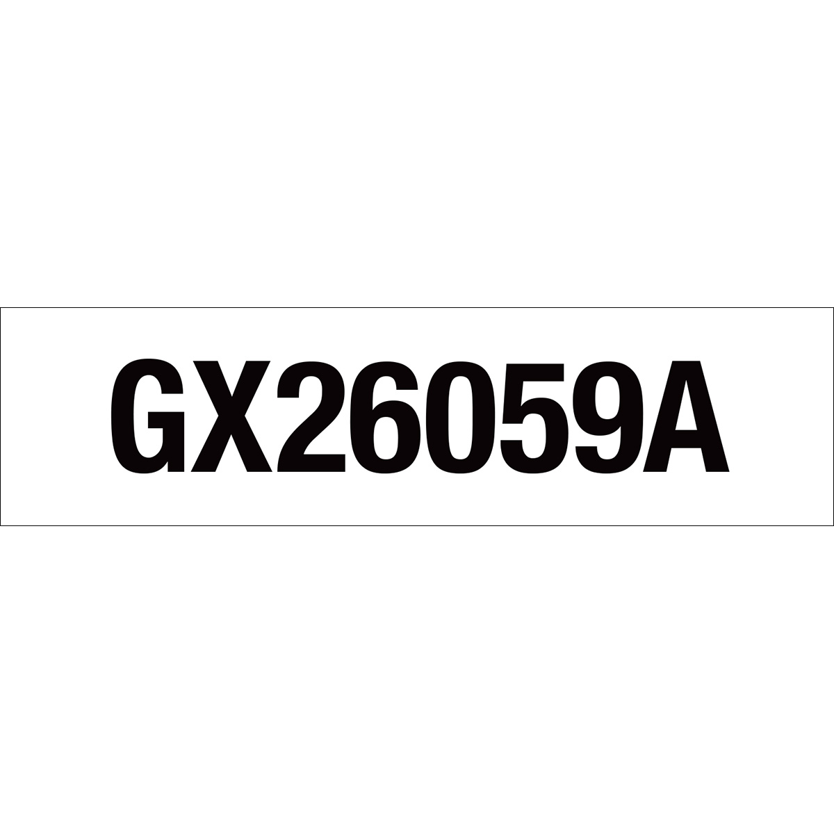 GX26059A Decal Set