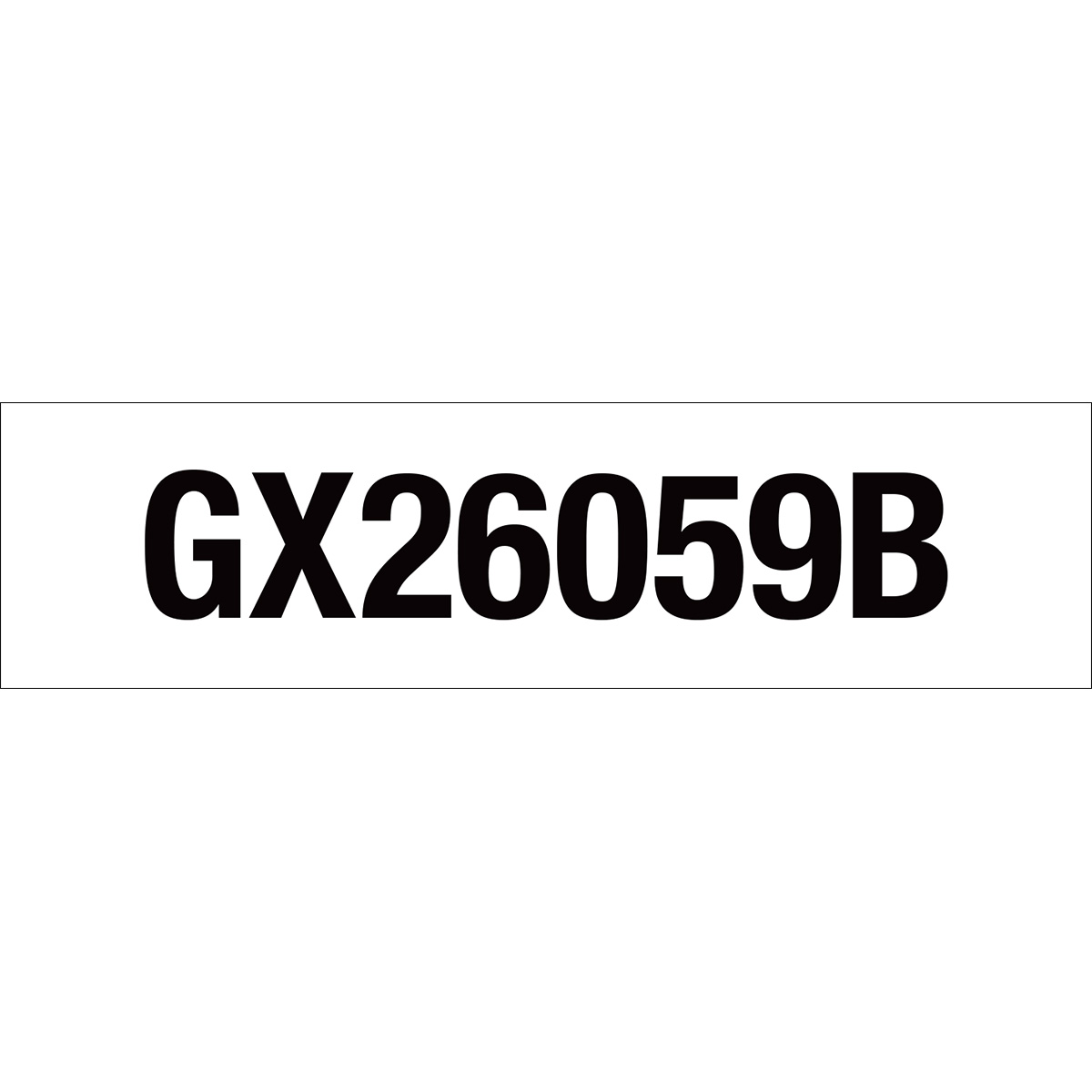 GX26059B Decal Set