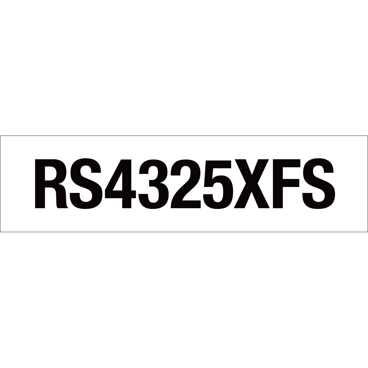 RS4325XFS Soybean Decal Set