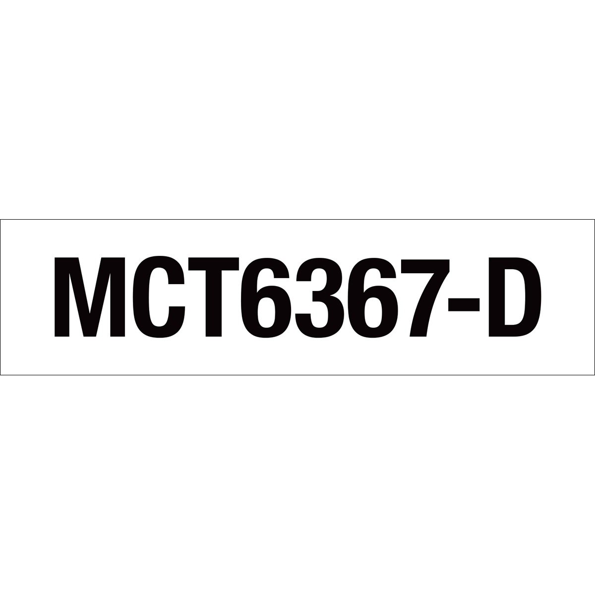 MCT6367-D Corn Decal Set