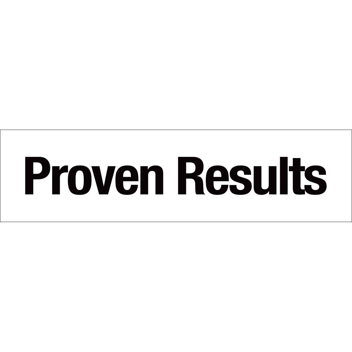 Proven Results Decal Set
