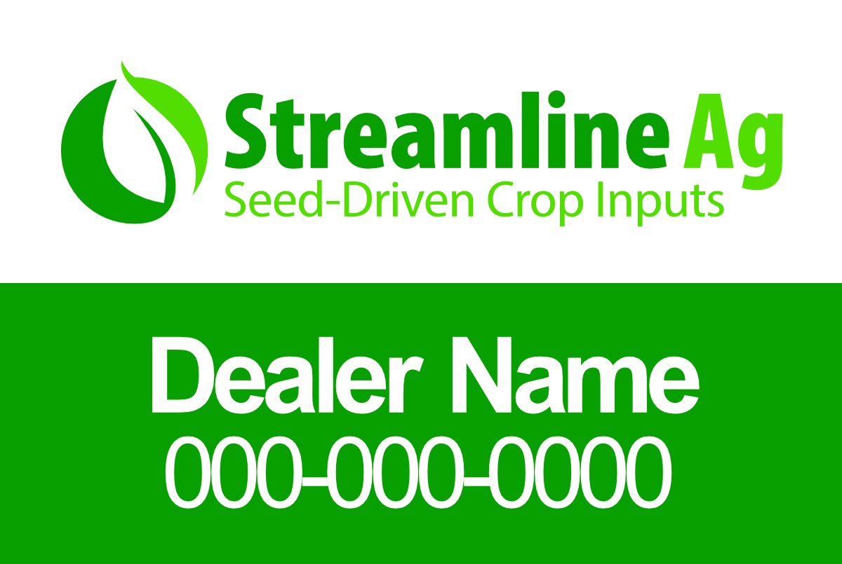 Streamline Ag 3'x2' Dealer Sign